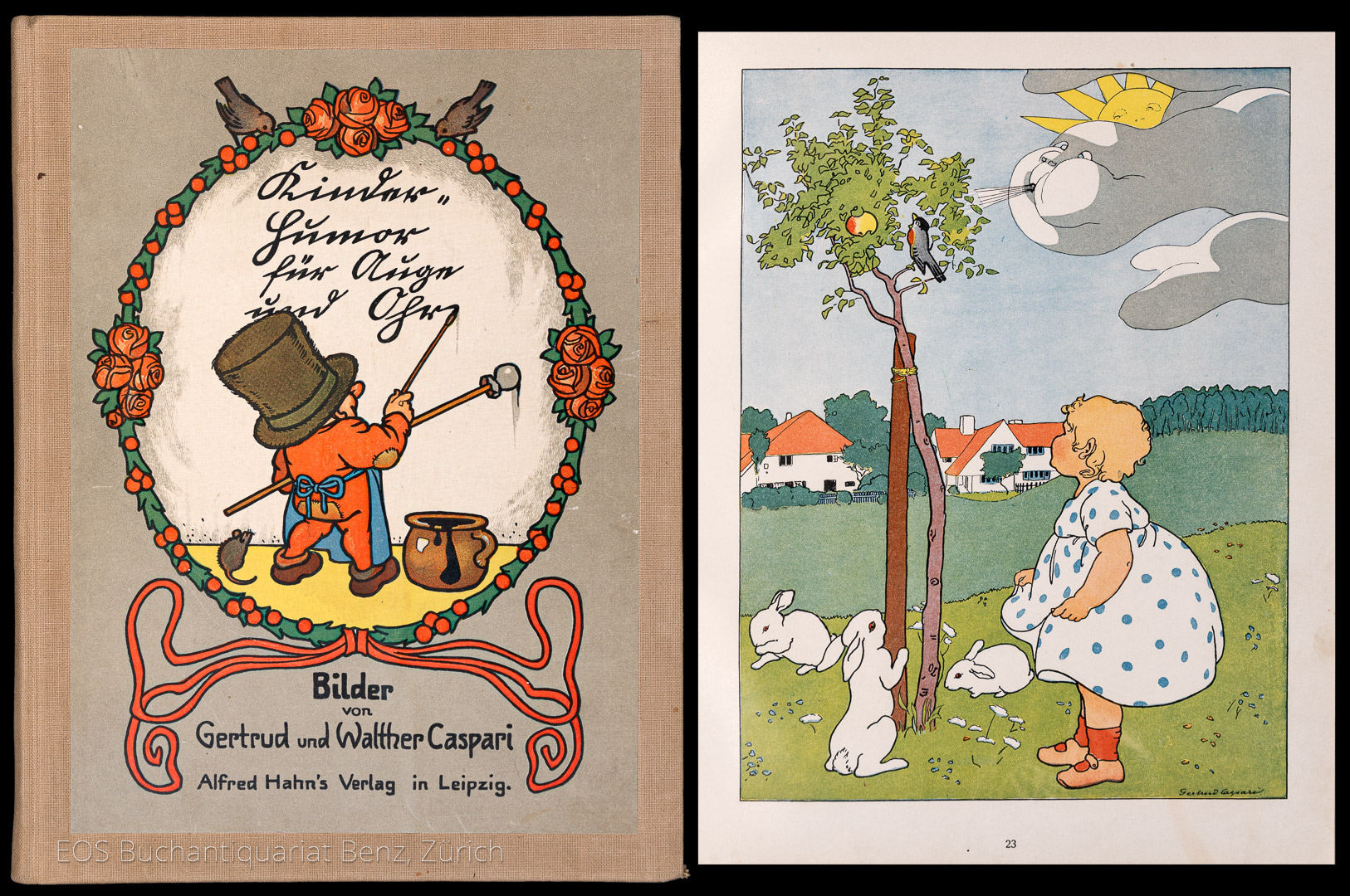 Kinderhumor für Auge und Ohr. - EOS BUCHANTIQUARIAT BENZ Caspari, Gertrud und Walther: -Kinderhumor für Auge und Ohr.