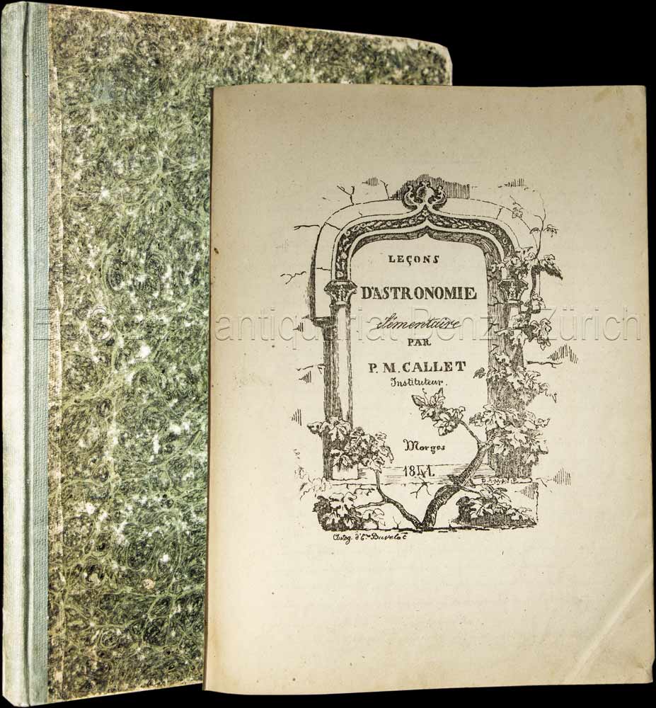 (23) Leçons d'astronomie élémentaire. - EOS BUCHANTIQUARIAT BENZ Callet, P. M.: -(23) Leçons d'astronomie élémentaire.