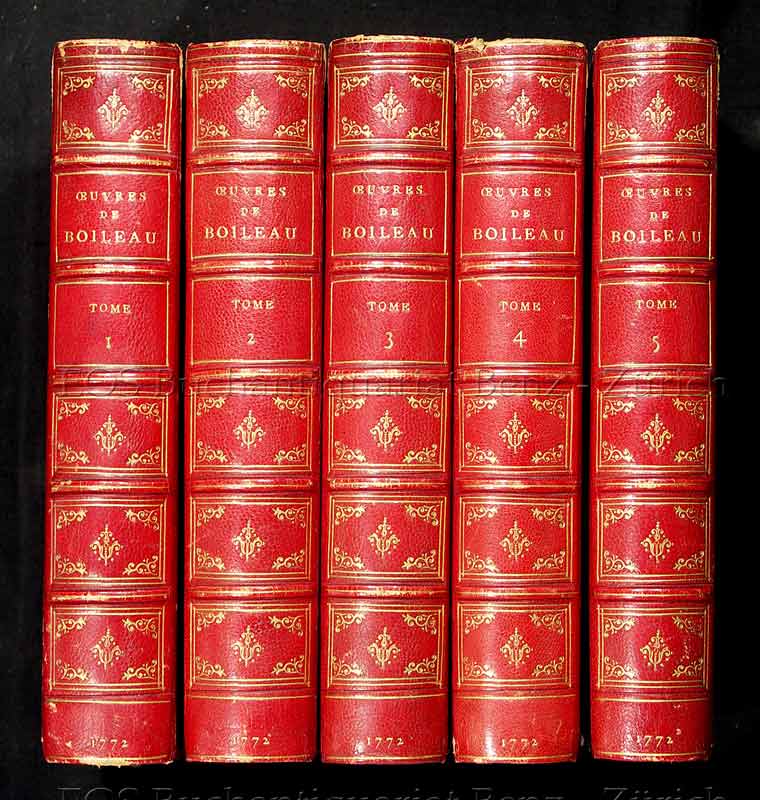 Oeuvres. - EOS BUCHANTIQUARIAT BENZ Boileau-Despréaux, (Nicolas): -Oeuvres.