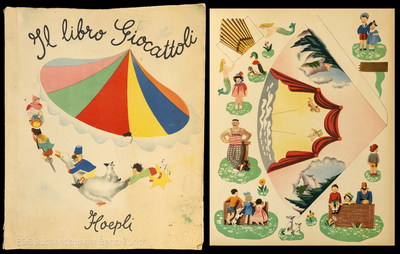 il libro giocattoli - Librogiocattoli. - EOS BUCHANTIQUARIAT BENZ -il libro giocattoli - Librogiocattoli.