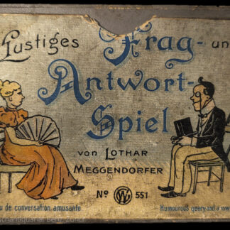 Meggendorfer, Lothar: -Lustiges Frag- und Antwort-Spiel.