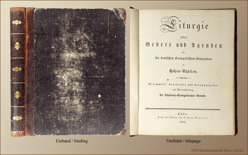 Liturgie - EOS BUCHANTIQUARIAT BENZ Kind, P(aulus) (Vorwort): -Liturgie