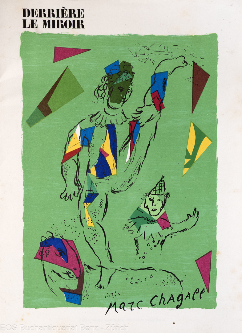 Derrière le Miroir - Marc Chagall - No 235. - EOS BUCHANTIQUARIAT BENZ -Derrière le Miroir - Marc Chagall - No 235.