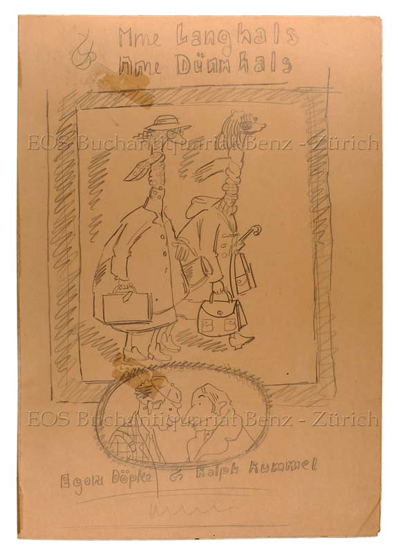 Mme Langhals & Mme Dünnhals. - EOS BUCHANTIQUARIAT BENZ Rummel, Ralph und Döpke, Egon; -Mme Langhals & Mme Dünnhals.