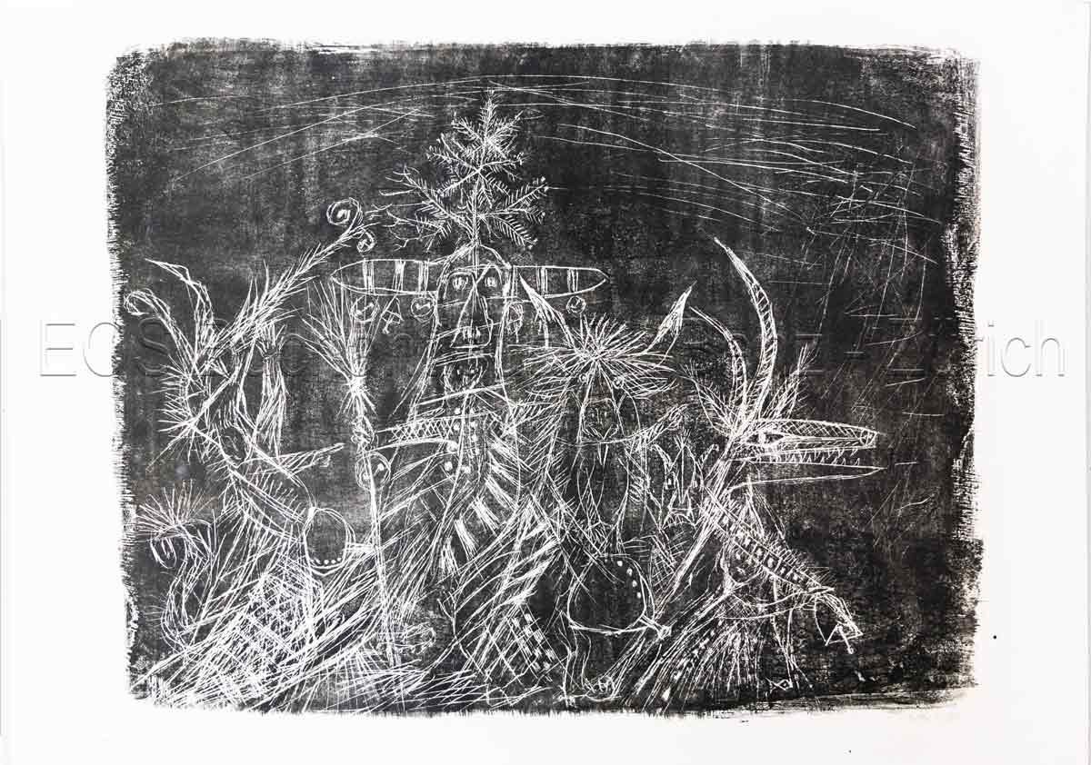 Schellenkläuse. - EOS BUCHANTIQUARIAT BENZ Fischer, Hans (1909–1958): -Schellenkläuse.