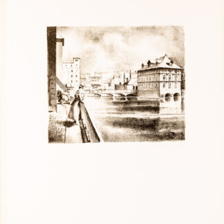 -Kunstmappe zum 25jährigen Bestand des Gemeinwesens seit der Vereinigung von Stadt und Ausgemeinden.