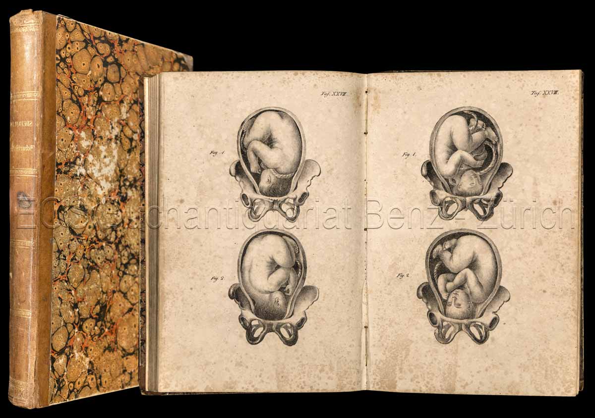 Abbildungen aus dem Gesammtgebiete der theoretisch-praktischen Geburtshülfe, nebst beschreibender Erklärung derselben. - EOS BUCHANTIQUARIAT BENZ Siebold, Eduard Kaspar Jakob von: -Abbildungen aus dem Gesammtgebiete der theoretisch-praktischen Geburtshülfe, nebst beschreibender Erklärung derselben.