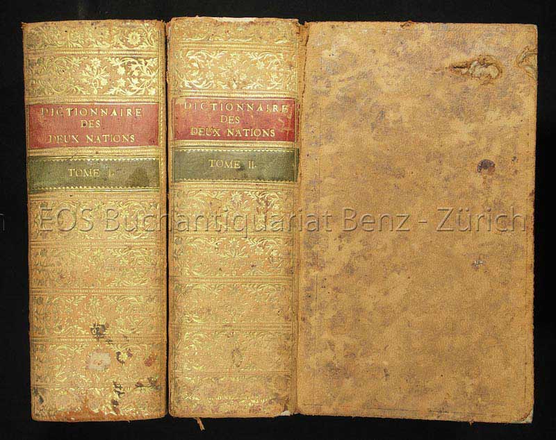 Nouveau dictionnaire allemand-françois et françois-allemand - EOS BUCHANTIQUARIAT BENZ -Nouveau dictionnaire allemand-françois et françois-allemand