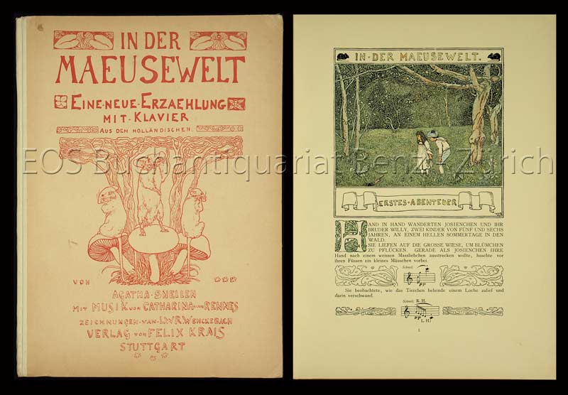 In der Maeusewelt. - EOS BUCHANTIQUARIAT BENZ Snellen, Agatha: -In der Maeusewelt.