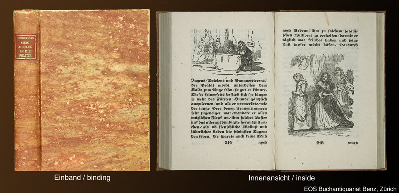 Mein Ausflug in die Politik. - EOS BUCHANTIQUARIAT BENZ Hundhausen, Vincenz (Übersetzer): -Mein Ausflug in die Politik.