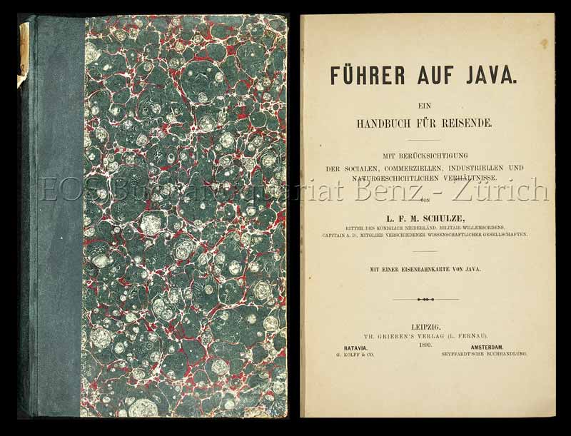 Führer auf Java. - EOS BUCHANTIQUARIAT BENZ Schulze, L. F. M.: -Führer auf Java.
