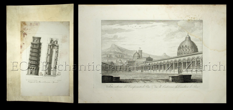 Pitture al fresco del Camposanto di Pisa. - EOS BUCHANTIQUARIAT BENZ Lasinio, Giovanni Paolo u. Rossi, Giuseppe: -Pitture al fresco del Camposanto di Pisa.