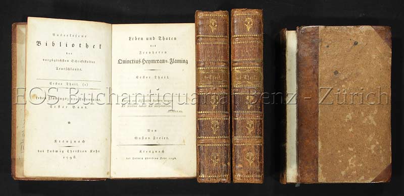 Leben und Thaten des Freyherrn Quinctius Heymeran v. Flaming. - EOS BUCHANTIQUARIAT BENZ Lafontaine, Auguste Heinrich Julius: -Leben und Thaten des Freyherrn Quinctius Heymeran v. Flaming.