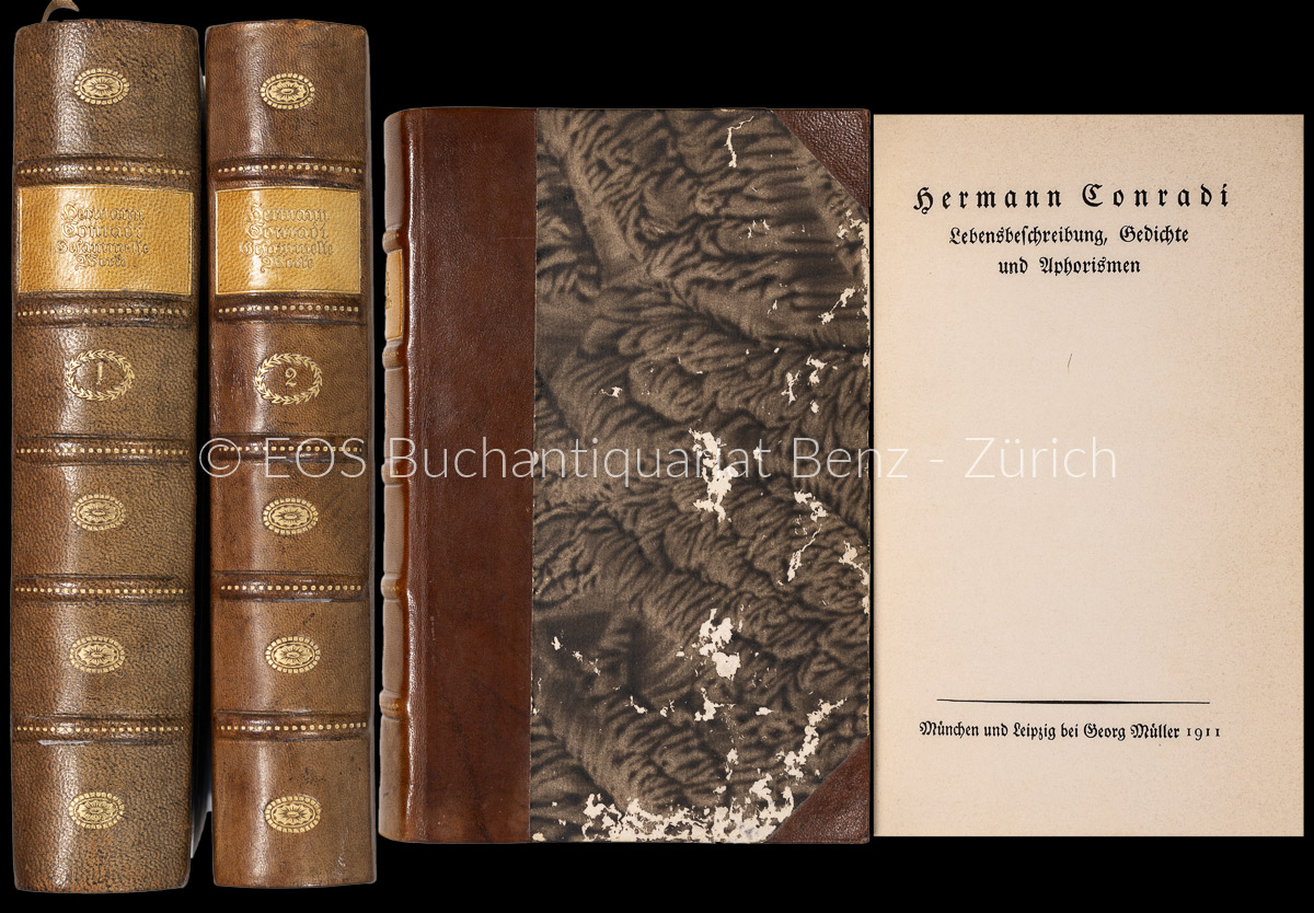 Hermann Coradi – Lebensbeschreibung, Gedichte und Aphorismen. - EOS BUCHANTIQUARIAT BENZ Ssymank, Paul: -Hermann Coradi – Lebensbeschreibung, Gedichte und Aphorismen.