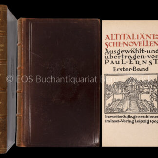 -Altitaliänische Novellen.