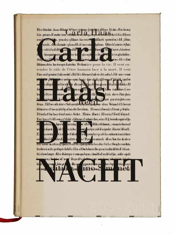 Die Nacht - - EOS BUCHANTIQUARIAT BENZ Haas, Carla: -Die Nacht -