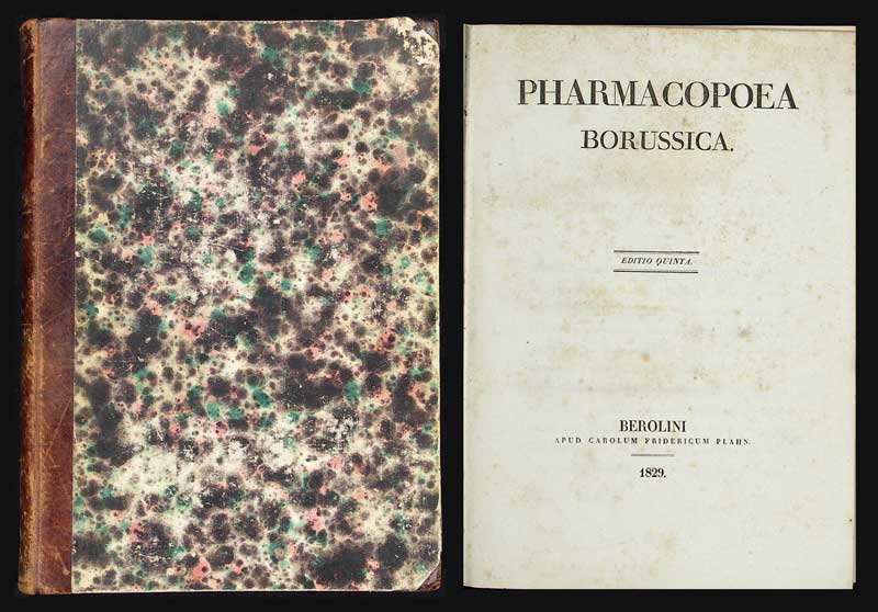 Pharmacopoea Borussica. - EOS BUCHANTIQUARIAT BENZ -Pharmacopoea Borussica.