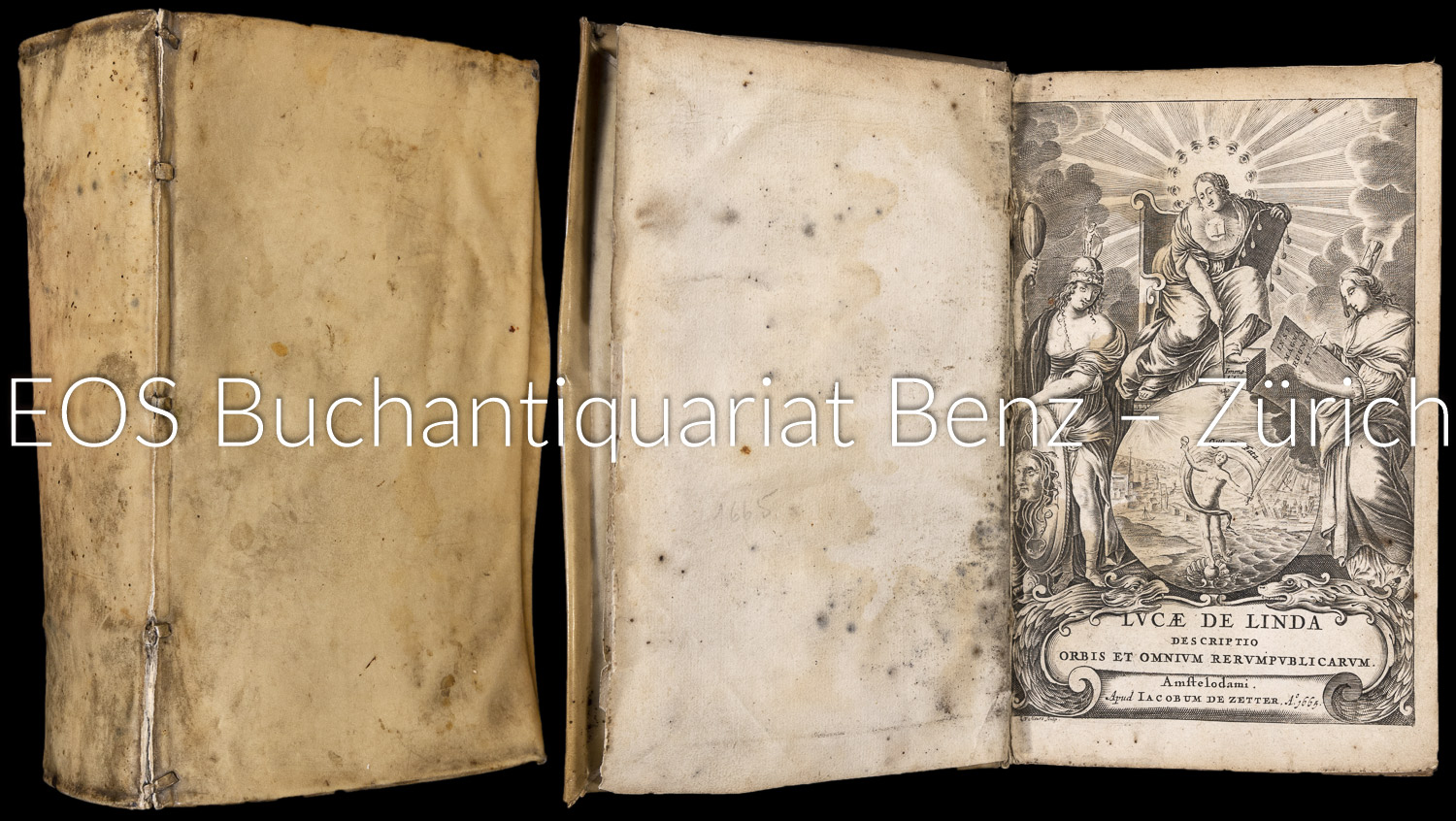 Descriptio orbis & omnium ejus rerumpublicarum. - EOS BUCHANTIQUARIAT BENZ Linda, Lucas de: -Descriptio orbis & omnium ejus rerumpublicarum.