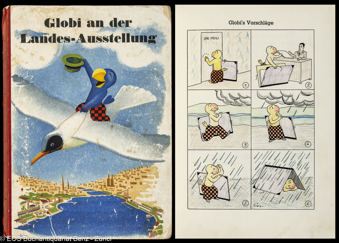 Globi an der Landesausstellung. - EOS BUCHANTIQUARIAT BENZ Bruggmann, Alfred: -Globi an der Landesausstellung.