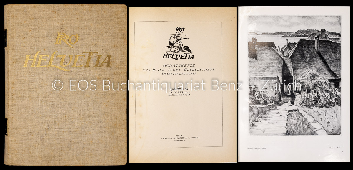 Pro Helvetia. - EOS BUCHANTIQUARIAT BENZ -Pro Helvetia.
