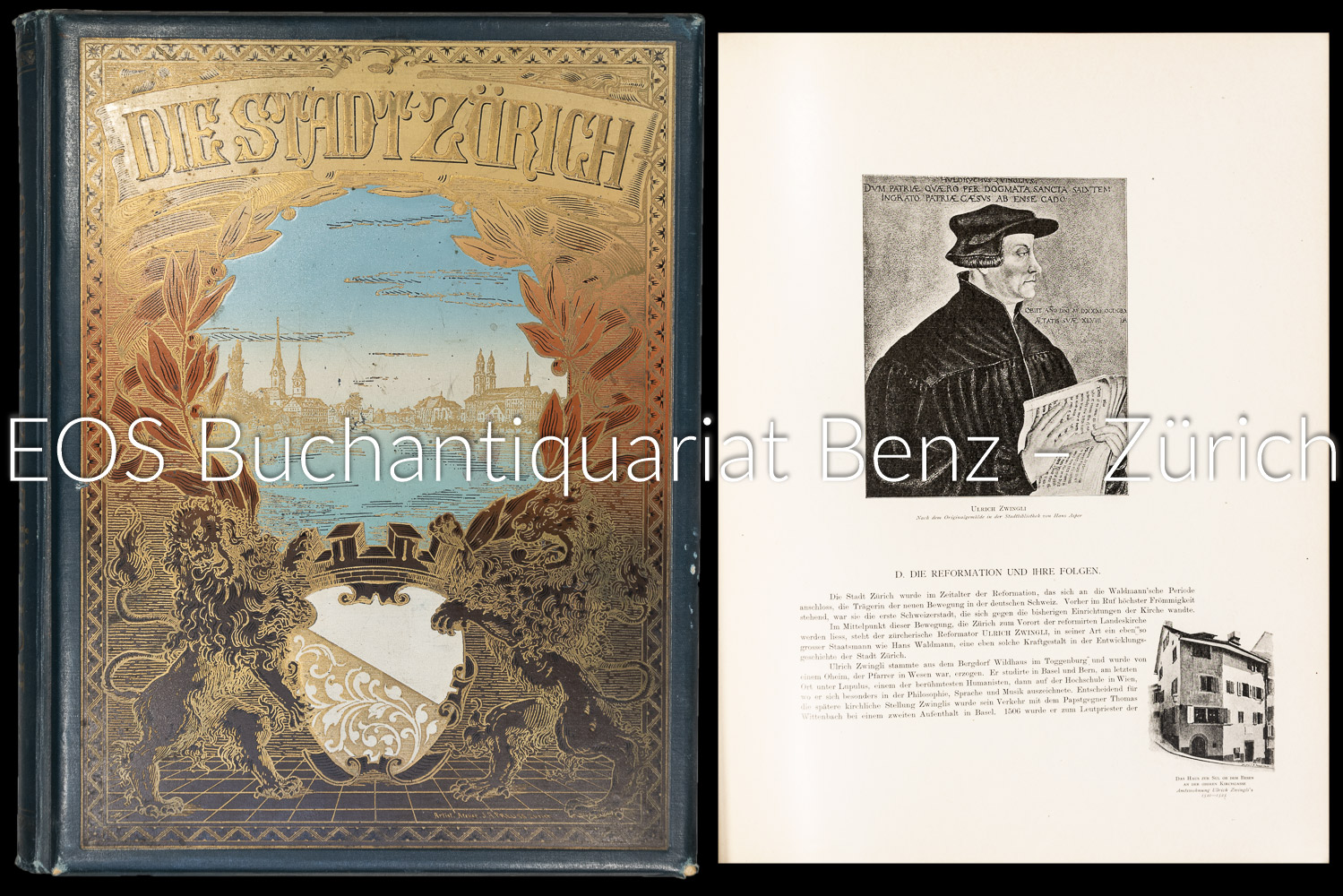 Die Stadt Zürich. Illustrierte Chronik. - EOS BUCHANTIQUARIAT BENZ -Die Stadt Zürich. Illustrierte Chronik.