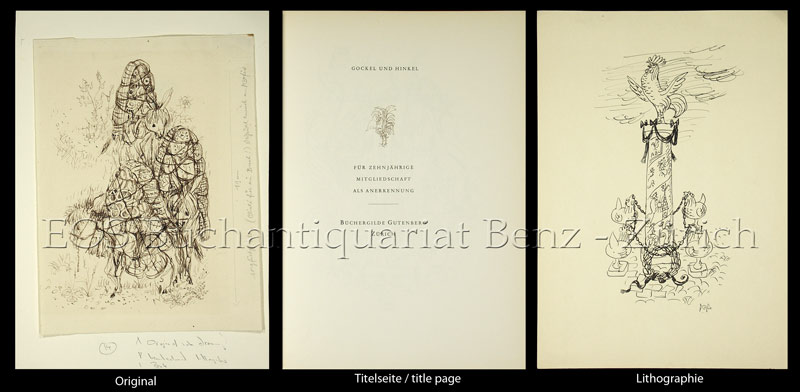 Gockel und Hinkel. - EOS BUCHANTIQUARIAT BENZ Brentano, Clemens: -Gockel und Hinkel.