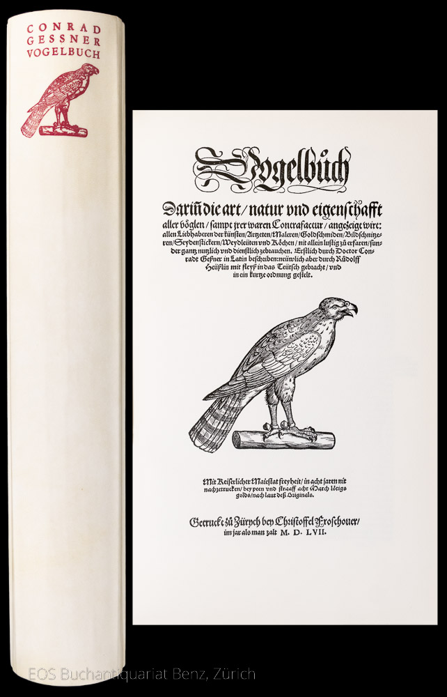 Vogelbuch. - EOS BUCHANTIQUARIAT BENZ Gessner, Conrad: -Vogelbuch.