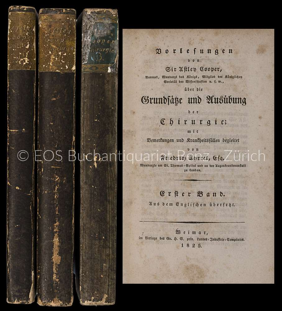 Vorlesungen - EOS BUCHANTIQUARIAT BENZ Cooper, Astley: -Vorlesungen