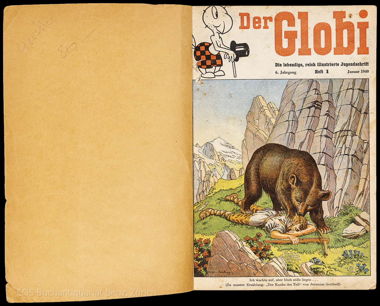 Der Globi. - Die lebendige, reich illustrierte Jugendschrift. 6. Jahrgang. - EOS BUCHANTIQUARIAT BENZ -Der Globi. - Die lebendige, reich illustrierte Jugendschrift. 6. Jahrgang.