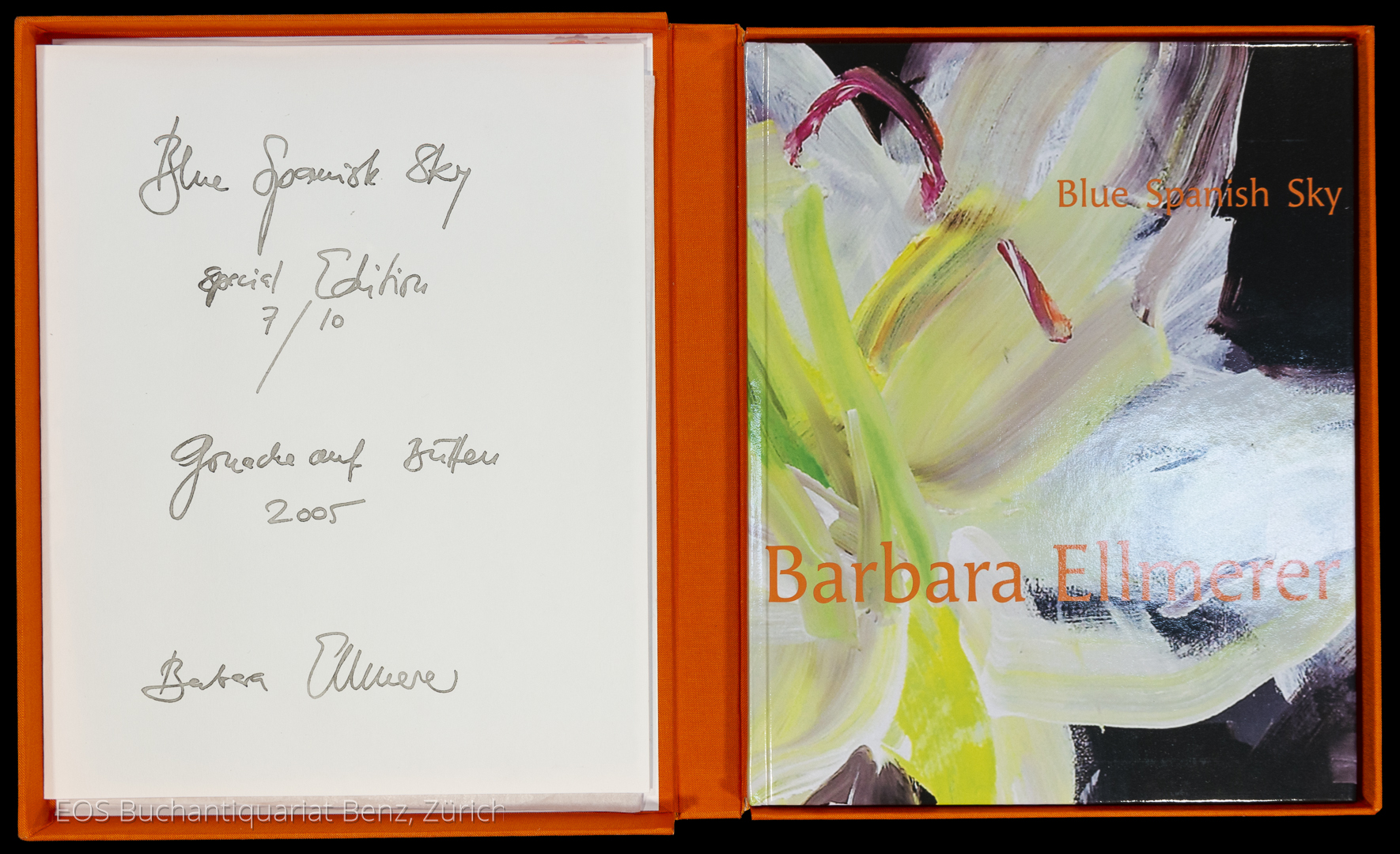 Blue Spanish sky. - EOS BUCHANTIQUARIAT BENZ Ellmerer, Barbara: -Blue Spanish sky.