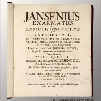 Paul "de Lyon": -Jansenius exarmatus