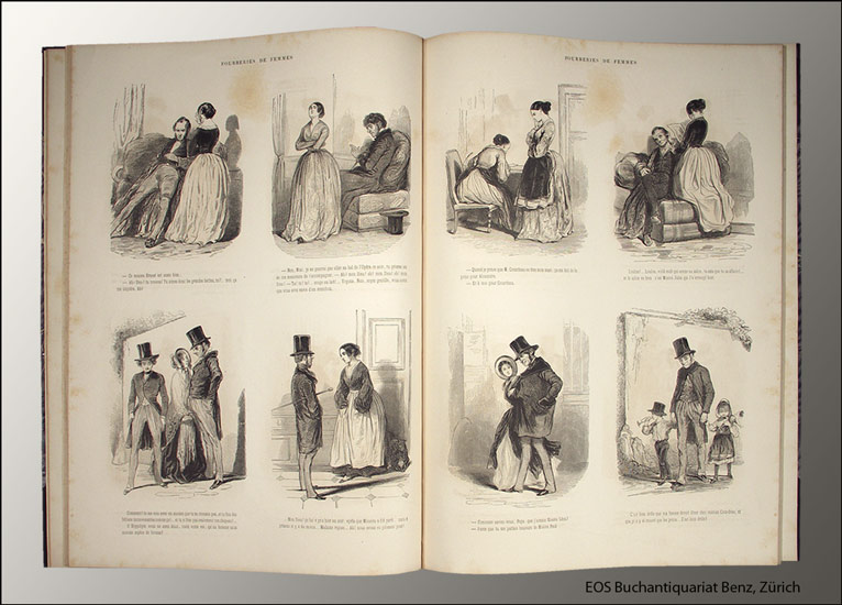 Oeuvres choisies. - EOS BUCHANTIQUARIAT BENZ Gavarni, (Paul, eig. Sulpice Guillaume Chevalier): -Oeuvres choisies.