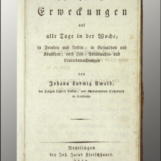 Ewald, Johann Ludwig: -Christliche Erweckungen