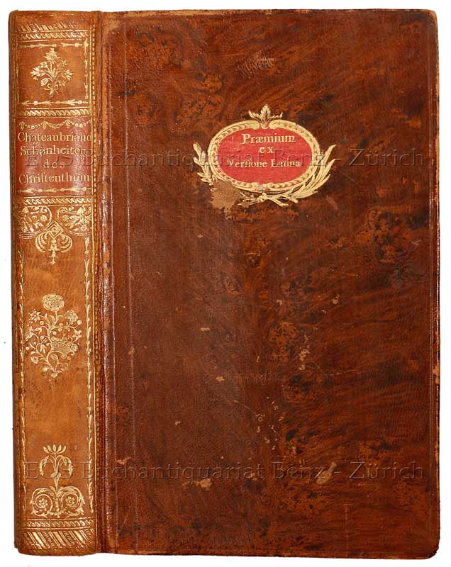 Die Schönheiten des Christenthums. - EOS BUCHANTIQUARIAT BENZ Chateaubriand, Franz Aug.: -Die Schönheiten des Christenthums.