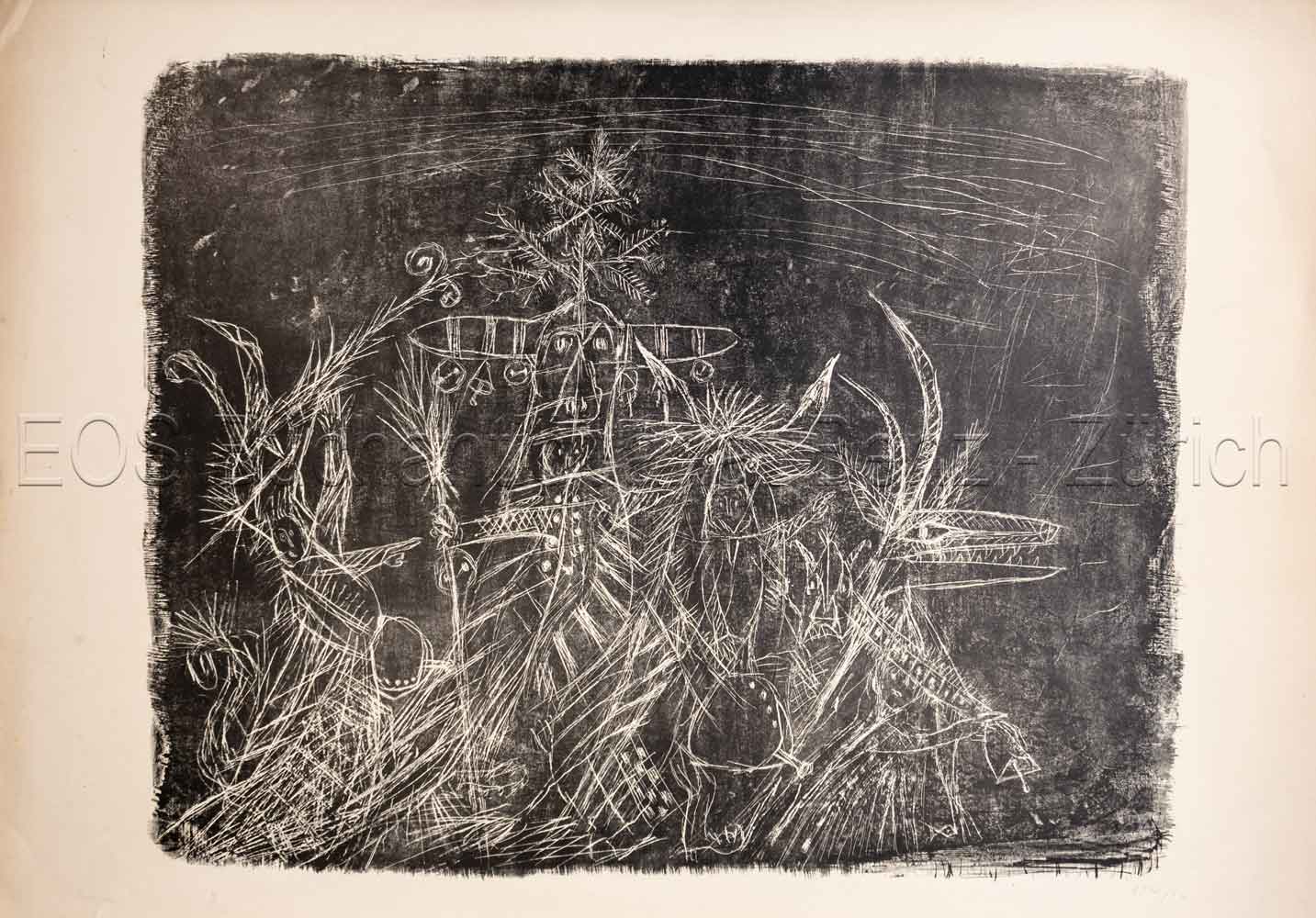 Schellenkläuse. - EOS BUCHANTIQUARIAT BENZ Fischer, Hans (1909–1958): -Schellenkläuse.