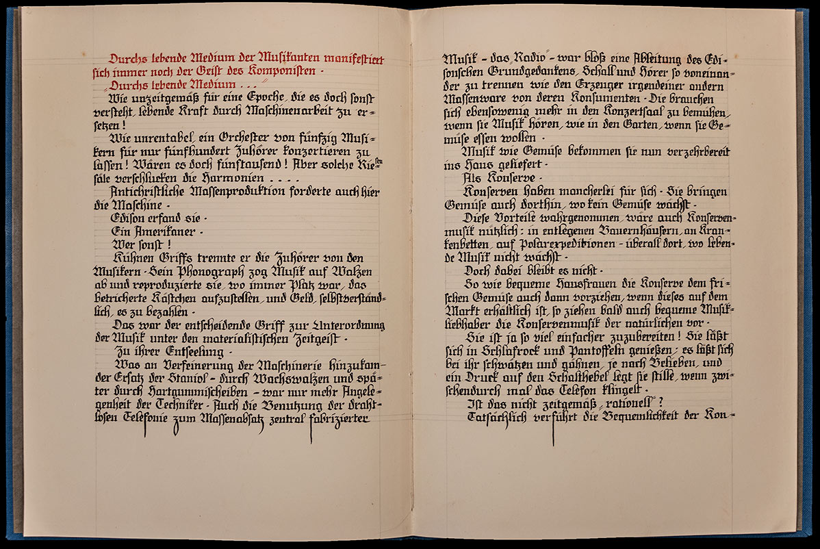 Konserven-Musik. - EOS BUCHANTIQUARIAT BENZ -Konserven-Musik.