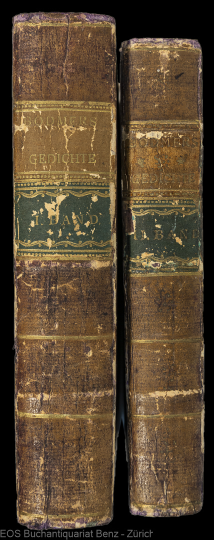 Die Syndflut. - EOS BUCHANTIQUARIAT BENZ Bodmer, Johann Jakob: -Die Syndflut.