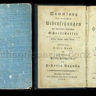 -Die sechs kleinern Geschichtschreiber der Historia Augusta