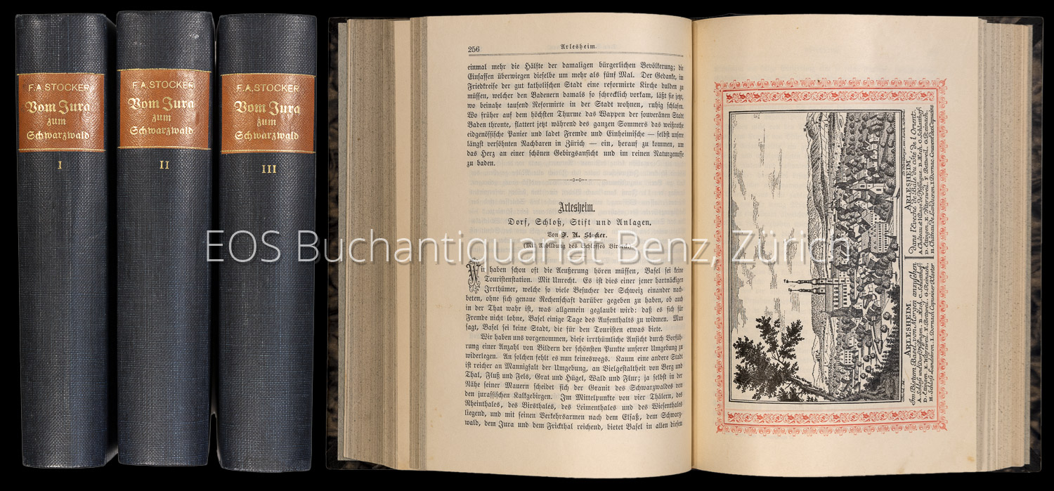 Vom Jura zum Schwarzwald. - EOS BUCHANTIQUARIAT BENZ Stocker, F. A. (Hrsg.): -Vom Jura zum Schwarzwald.