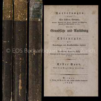 Cooper, Astley: -Vorlesungen