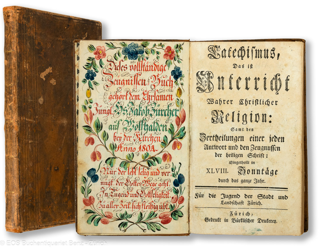 Katechismus, - EOS BUCHANTIQUARIAT BENZ -Katechismus,