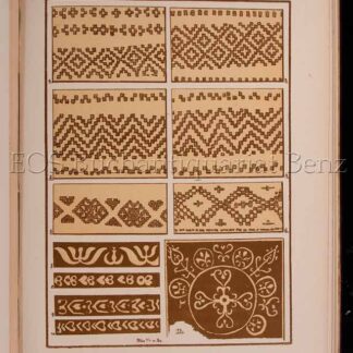 Forrer, R(obert): -Römische und Byzantinische Seiden-Textilien aus dem Gräberfelde von Achmim-Panopolis.