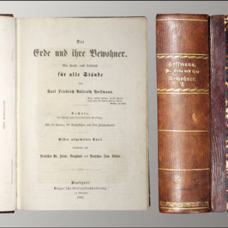Hoffmann, Karl Friedrich Vollrath: -Die Erde und ihre Bewohner.