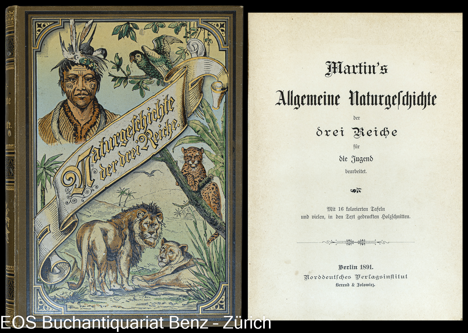 Allgemeine Naturgeschichte - EOS BUCHANTIQUARIAT BENZ Martin, (F.): -Allgemeine Naturgeschichte