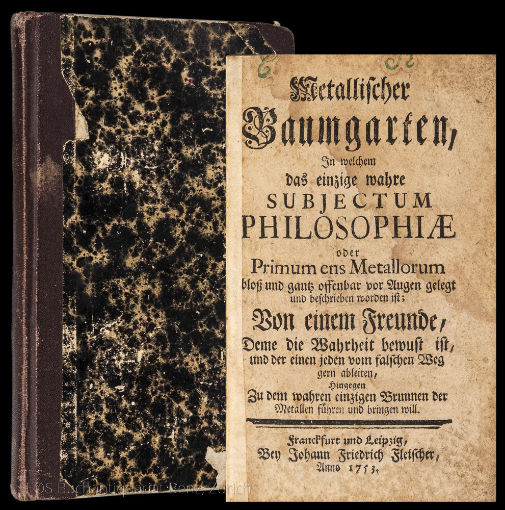 Metallischer Baumgarten, - EOS BUCHANTIQUARIAT BENZ Steinbergen, Christian Friedrich von: -Metallischer Baumgarten,