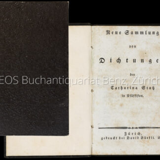 Stutz, Catharina: -Neue Sammlung von Dichtungen.