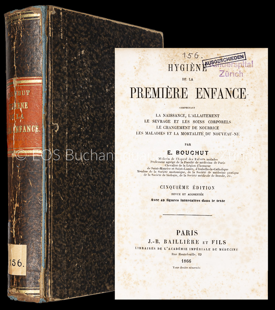 Hygiène de la première enfance. - EOS BUCHANTIQUARIAT BENZ Bouchut, Eugène: -Hygiène de la première enfance.