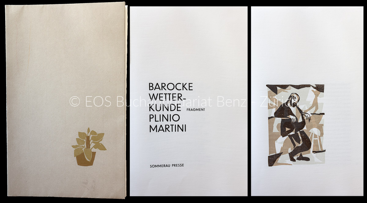 Barocke Wetterkunde. - EOS BUCHANTIQUARIAT BENZ Martini, Plinio: -Barocke Wetterkunde.