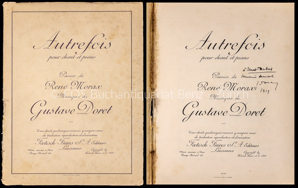 Autrefois - EOS BUCHANTIQUARIAT BENZ Doret, Gustav -Autrefois