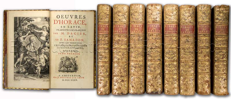 Oeuvres - EOS BUCHANTIQUARIAT BENZ Horatius Flaccus, Quintus: -Oeuvres